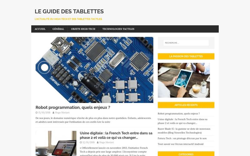 Le guide des tablettes - L'actualité du high-tech et des tablettes tactiles